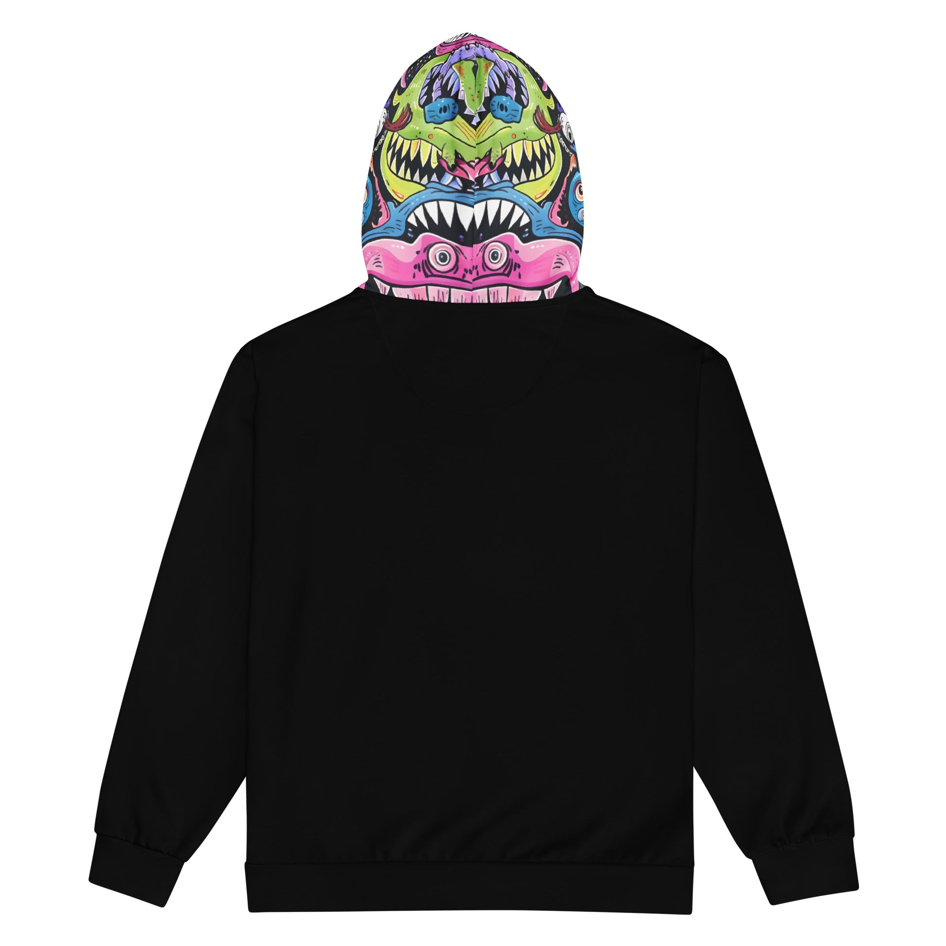 monsters dropped Monsters: All Over Zip-Up Hoodie – Queso Drops